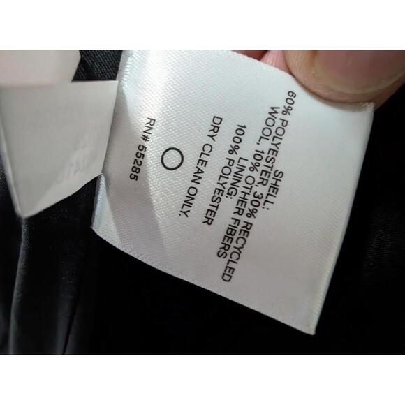 Express Recycled Wool Water Resistant Date Formal Jacket Capsule Peacoat Medium - Picture 6 of 7